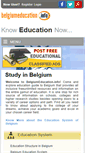 Mobile Screenshot of belgiumeducation.info